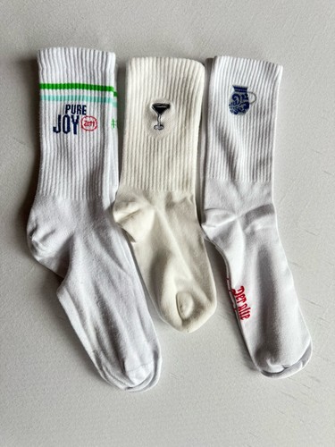 Socken 3er pack paar - paar, weiß