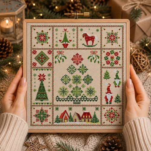 Kreuzstich vorlage weihnachten - vorlage,
