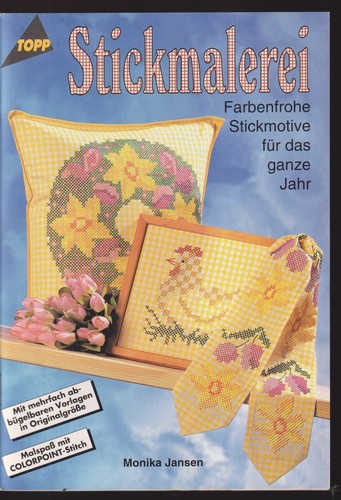 Stickmalerei farbenfrohe - stickmalerei.,